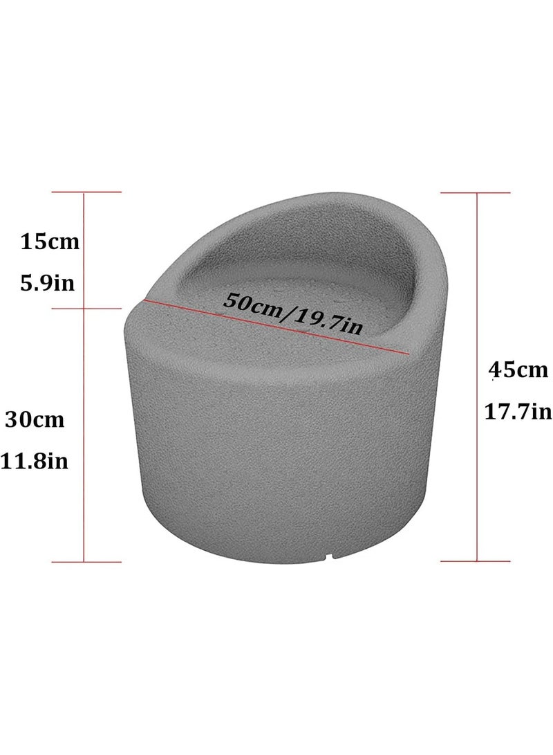 ROYAL POLAR Shower Chair Bath Stool  Bathroom Multifunctional Chair Seat, Waterproof Small Sofa Bathroom Non-Slip Elderly Bath Washing and Shampooing Safety Chair Capacity 250KG - Image 2